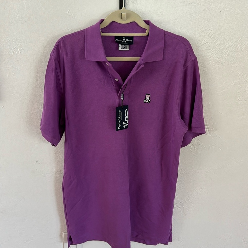 Men’s Psycho Bunny Polo Size (6) large. NWT.